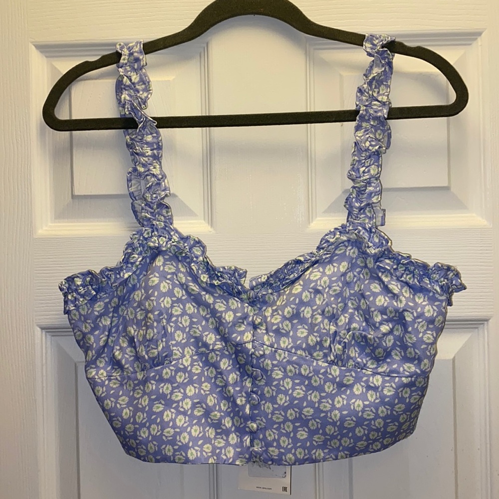 Floral crop top